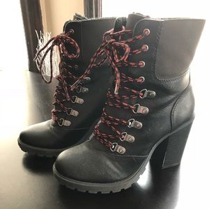 Unionbay Military Style Heel Combat Boot
